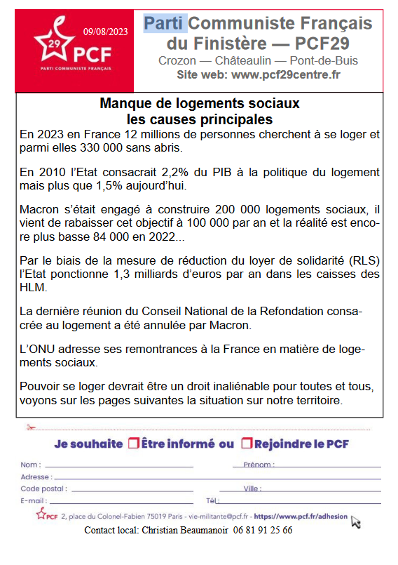 tract-de-la-section-du-pcf-crozon-ch-teaulin-pont-de-buis-sur-la